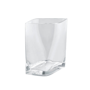 Small Clear glass vase, product photo | DUASIS by Ilja Huber for blomus