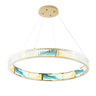Finesse Decor Boeseman's Colorful Chandelier 1 Tier, Round