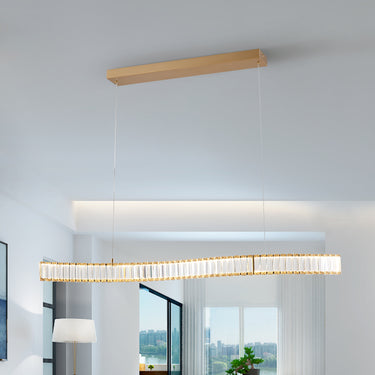 Finesse Decor Alexandria Crystal Chandelier Brushed Gold