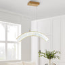 Finesse Decor Sanford Single Chandelier Brushed Gold