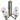 Finesse Decor Monachopsis Small Chandelier - Gold and Black