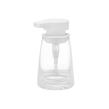 White soap dispenser, product photo | AVA by Nadine Kümmel for blomus