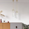 Finesse Decor Zeus 1 LED Light Pendant Crystal & Gold