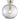 Finesse Decor Atlas 1 LED Light Pendant - Crystal and Gold