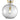 Finesse Decor Atlas 1 LED Light Pendant Crystal and Gold