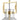 Finesse Decor Cronus Crystal LED 1 Light Pendant Gold