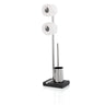 Toilet Butler Short Brush Holder 2 Roll Polished Blomus 68663