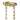 Noura 46.5" 6-Light Linear Chandelier - Champagne Gold by Elk 69486/6