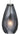 Briolette FreeJack Faceted Glass Pendant - front view
