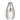 Briolette FreeJack Faceted Glass Pendant - lit view