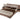 Nova Domus Matteo Italian Walnut & Fabric Bed