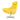 Modern Kenora Yellow Eco-Leather Accent Chair