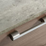 Nova Domus Boston Brown Oak & Brushed Stainless Steel Dresser