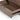Nova Domus Boston Brown Oak & Brushed Stainless Steel Dresser