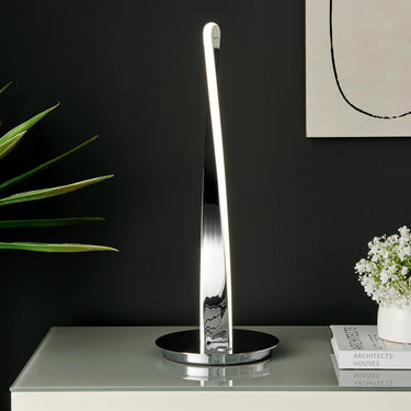 Finesse Decor Tomlinson Table Lamp Chrome