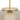Close-up of the Petra pendant in satin brass with a matt opal inner shade