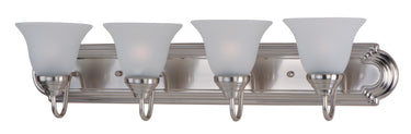 Maxim Lighting Essentials 4-Light Bath Vanity Satin Nickel