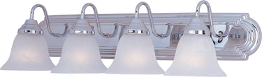 Maxim Lighting Essentials 4-Light Bath Vanity Polished Chrome