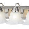 Maxim Lighting Essentials 4-Light Bath Vanity Satin Nickel