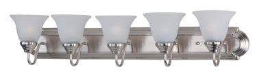 Maxim Lighting Essentials 5-Light Bath Vanity Satin Nickel