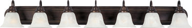Maxim Lighting Essentials 7-Light Bath Vanity Oil Rubbed Bronze