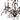 Circeo 21" 5-Light Chandelier - Deep Rust by Elk 8053/5