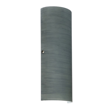 Torre 18 sconce in Titan glass, satin nickel | Besa Lighting