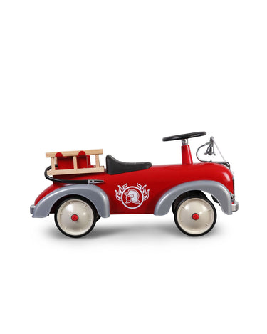 Speedster Fire Engine by Baghera – red metal ride-on
