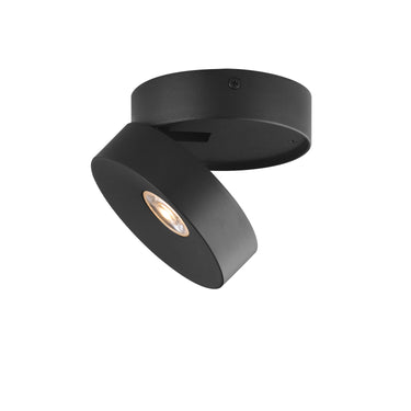 Maxim Lighting Swinger Adjustable LED Flush Mount Black