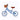 Retro Balance Bike by Baghera – Blue