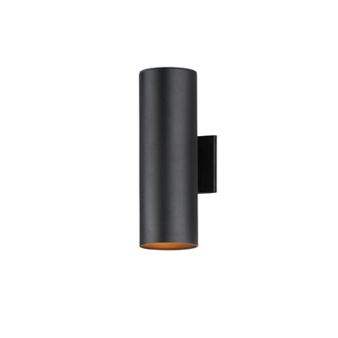 Maxim Lighting Outpost 2-Light 15"H LED Outdoor Wall Sconce Black