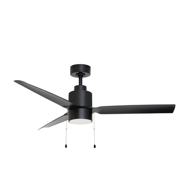 Maxim Lighting Falcon Pull Chain 52" In/Outdoor Fan w LED Light Black