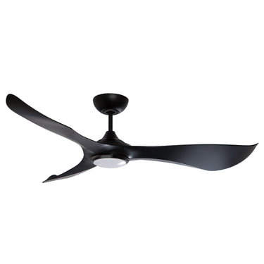 Maxim Lighting Keanu 56" Indoor/Outdoor Fan w LED Light Kit White/Black