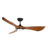 Maxim Lighting Keanu 56" Indoor/Outdoor Fan w LED Light Kit Black/Walnut