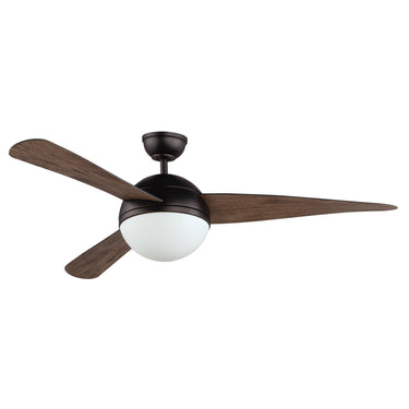 Maxim Lighting Cupola 52" Bronze Fan 2-Light LED Walnut Blades Oil Rubbed Bronze
