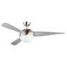 Maxim Lighting Cupola 52" Nickel Fan 2-Light LED Satin Nickel