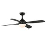 Maxim Lighting Bola 52" Indoor Fan w LED Light Kit Black