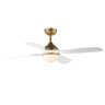 Maxim Lighting Bola 52" Indoor Fan w LED Light Kit Natural Aged Brass