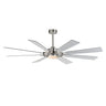 Maxim Lighting Helm 72" Indoor Fan w LED Light Kit Satin Nickel