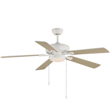 Maxim Lighting 52" Super-Max Fan with LED Light Kit White Matte White