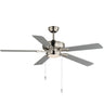 Maxim Lighting 52" Super-Max Fan with LED Light Kit Nickel Satin Nickel