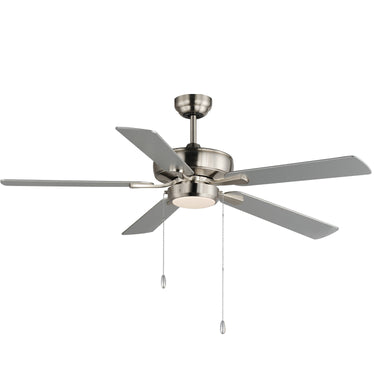 Maxim Lighting 52" Super-Max Fan with LED Light Kit Nickel Satin Nickel