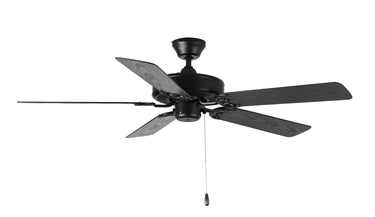 Maxim Lighting Basic-Max 52" Black Fan Black/Walnut Blades Black