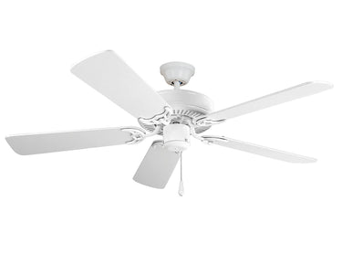 Maxim Lighting Basic-Max 52" White Fan White/Light Oak Blades Matte White