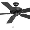Maxim Lighting Basic-Max 52" Outdoor Black Fan Black