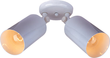 Maxim Lighting Spots 2-Light Can Wall/Flush Mount White