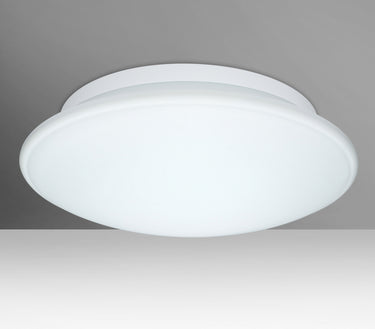 Sola 10 in Opal Matte glass, straight-on | Besa Lighting – Besa photographs the Sola 16; the Sola 10 is the same design in a smaller size