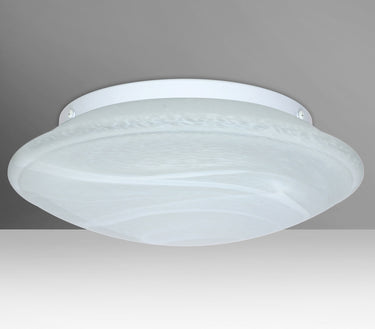 Sola 12 in Marble glass, straight-on | Besa Lighting – Besa photographs the Sola 16; the Sola 12 is the same design in a smaller size