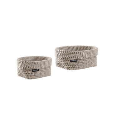 Moonbeam storage basket set, product photo | TELA by blomus
