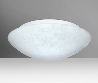Nova 13 in Carrera glass, straight-on | Besa Lighting